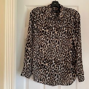 Banana Republic Leopard Blouse